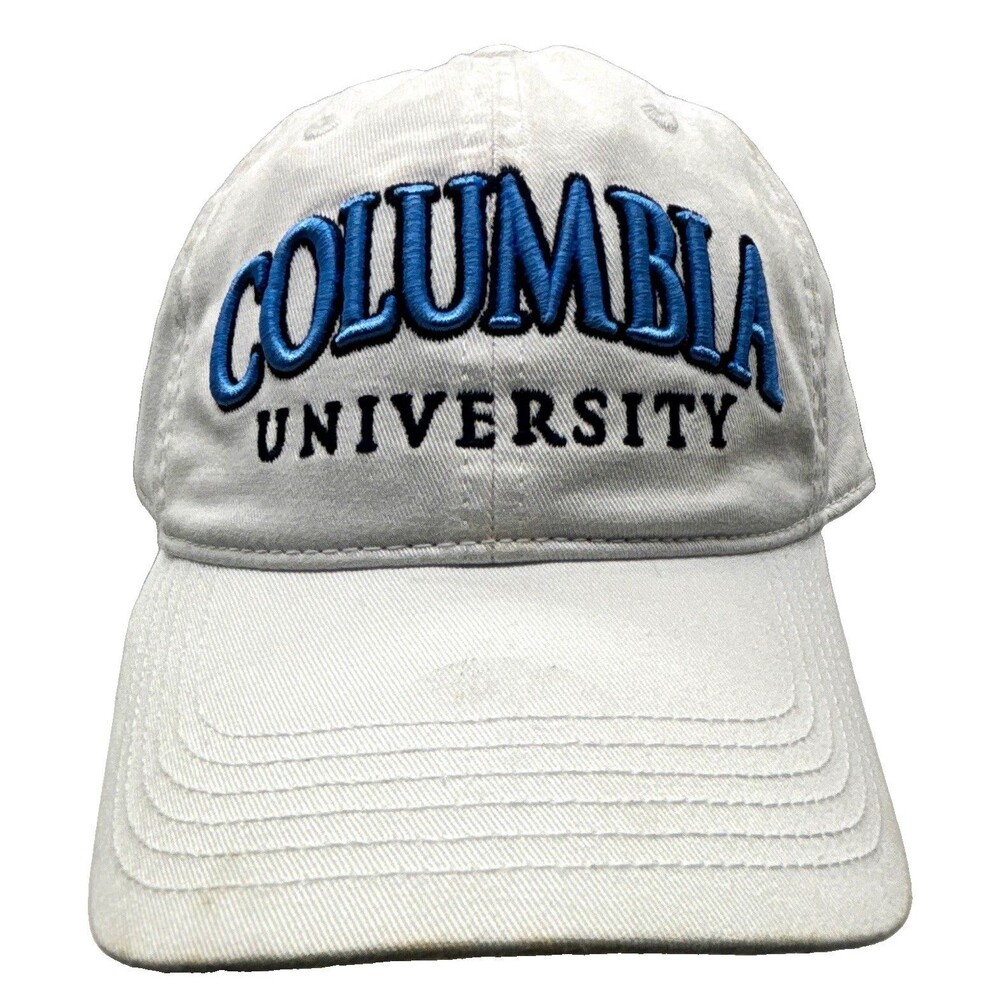 Legacy Columbia University Lions Adjustable Strapback Cap Hat White Blue Black